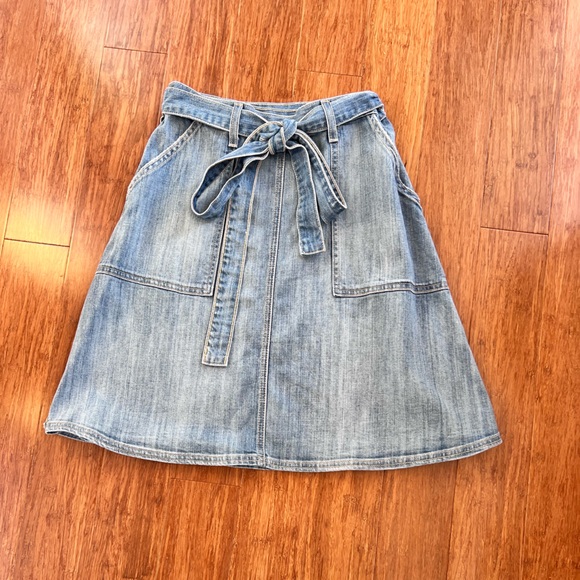 Current/Elliot Denim Wrap Skirt - equivalent to size small. - Picture 3 of 8